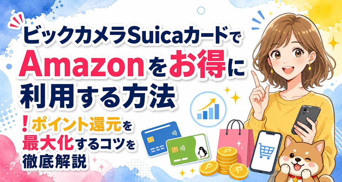 ビックカメラSuicaカードでAmazonをお得に利用する方法!ポイント還元を最大化するコツを徹底解説