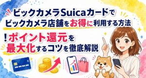 ビックカメラSuicaカードでビックカメラ店舗をお得に利用する方法!ポイント還元を最大化するコツを徹底解説