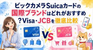 ビックカメラSuicaカードの国際ブランドはどれがおすすめ?Visa・JCBを徹底比較