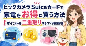 ビックカメラSuicaカードで家電をお得に買う方法!ポイントを二重取りするコツを徹底解説