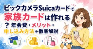 ビックカメラSuicaカードで家族カードは作れる?年会費・メリット・申し込み方法を徹底解説