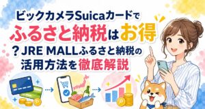ビックカメラSuicaカードでふるさと納税はお得?JRE MALLふるさと納税の活用方法を徹底解説