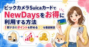 ビックカメラSuicaカードでNewDaysをお得に利用する方法!駅ナカでポイントを貯めるコツを徹底解説