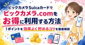 ビックカメラSuicaカードでビックカメラ.comをお得に利用する方法!ポイントを効率よく貯めるコツを徹底解説