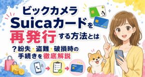 ビックカメラSuicaカードを再発行する方法とは?紛失・盗難・破損時の手続きを徹底解説