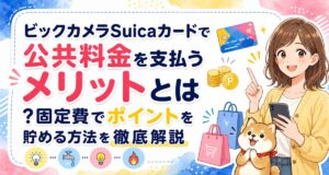 ビックカメラSuicaカードで公共料金を支払うメリットとは?固定費でポイントを貯める方法を徹底解説