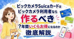 ビックカメラSuicaカードはビックカメラ利用者なら作るべき?年間いくらお得になるのか徹底解説