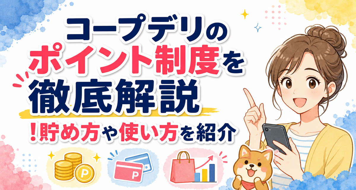 コープデリのポイント制度を徹底解説!貯め方や使い方を紹介