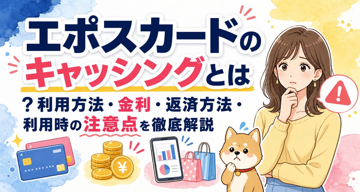 エポスカードのキャッシングとは?利用方法・金利・返済方法・利用時の注意点を徹底解説