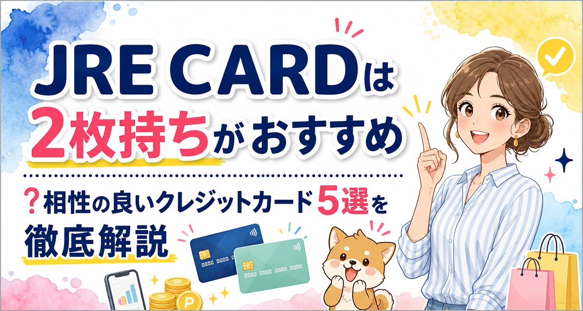 JRE CARDは2枚持ちがおすすめ?相性の良いクレジットカード5選を徹底解説