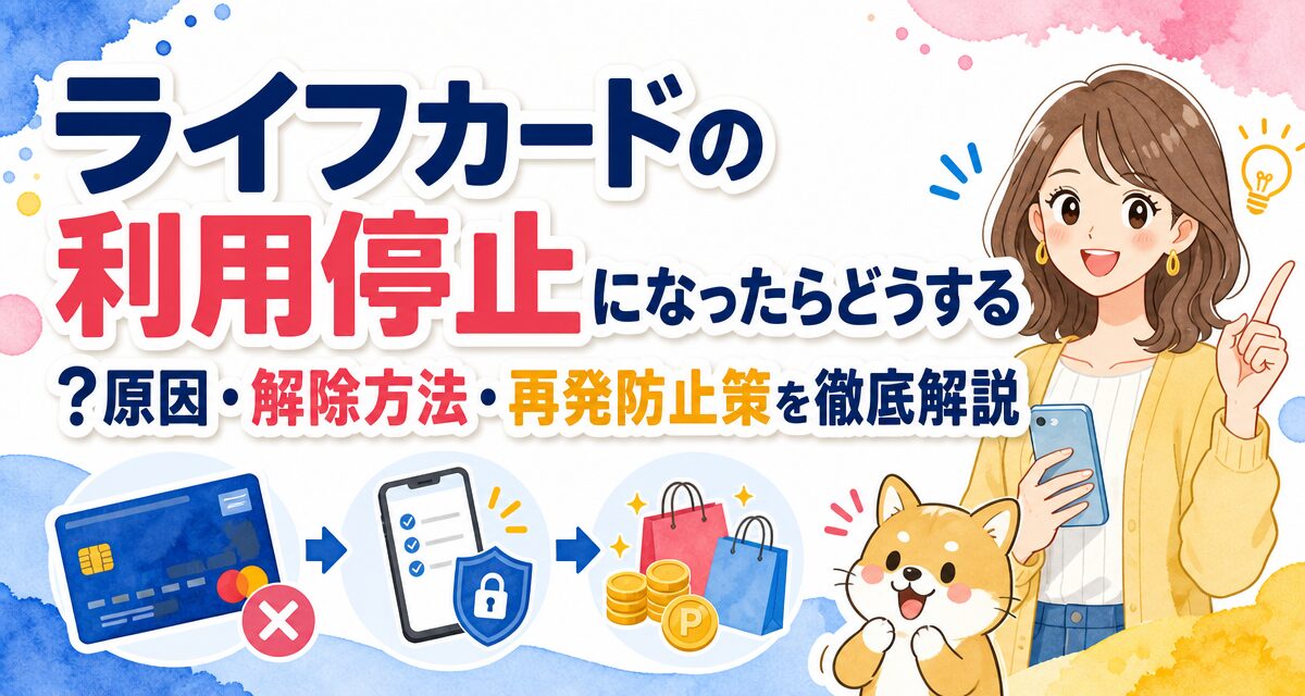 ライフカードの利用停止になったらどうする?原因・解除方法・再発防止策を徹底解説