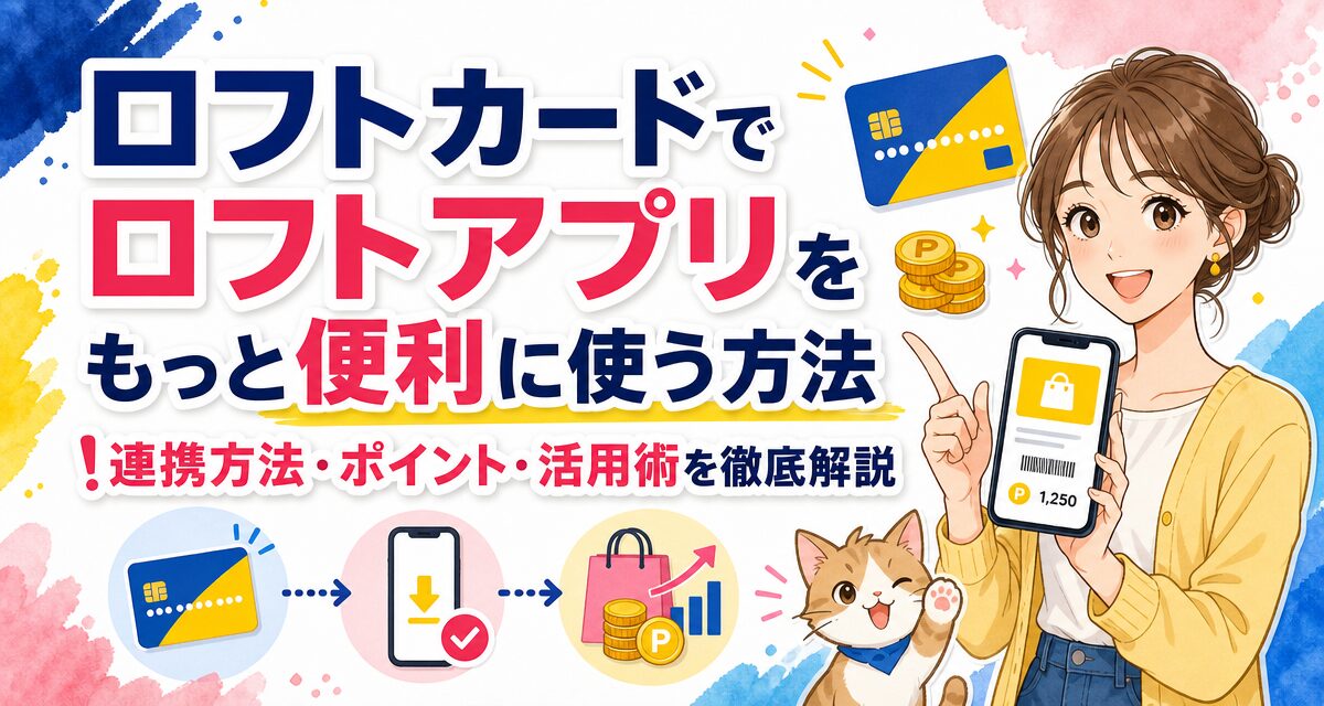 ロフトカードでロフトアプリをもっと便利に使う方法!連携方法・ポイント・活用術を徹底解説