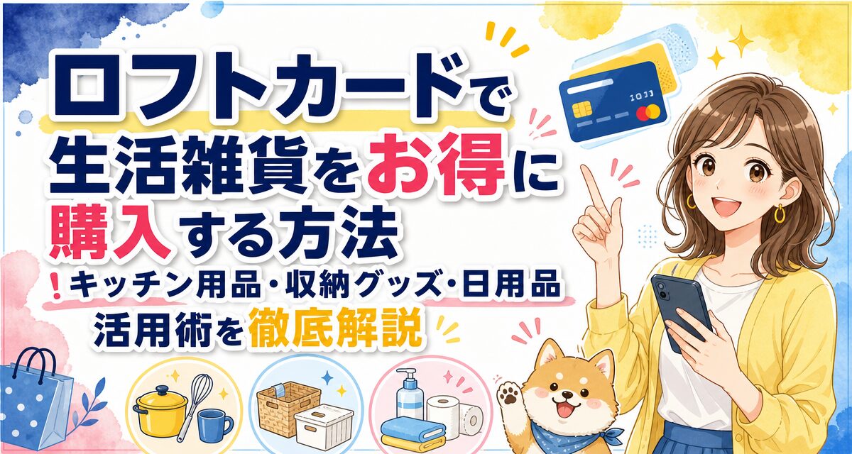 ロフトカードで生活雑貨をお得に購入する方法!キッチン用品・収納グッズ・日用品活用術を徹底解説