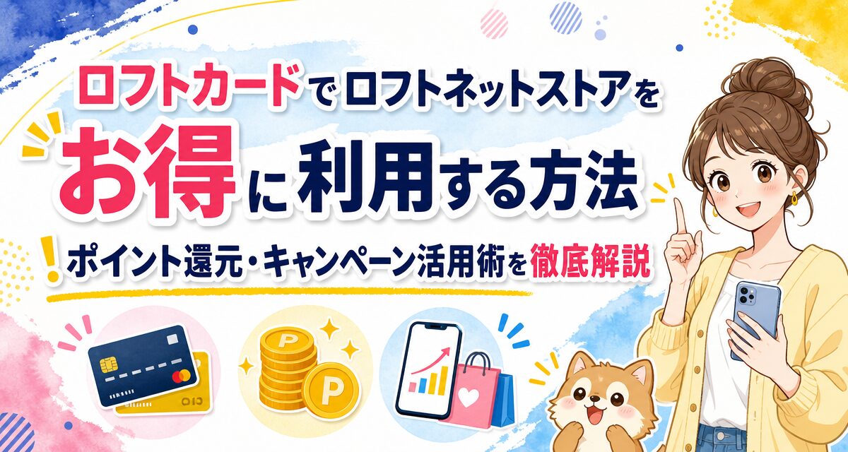 ロフトカードでロフトネットストアをお得に利用する方法!ポイント還元・キャンペーン活用術を徹底解説