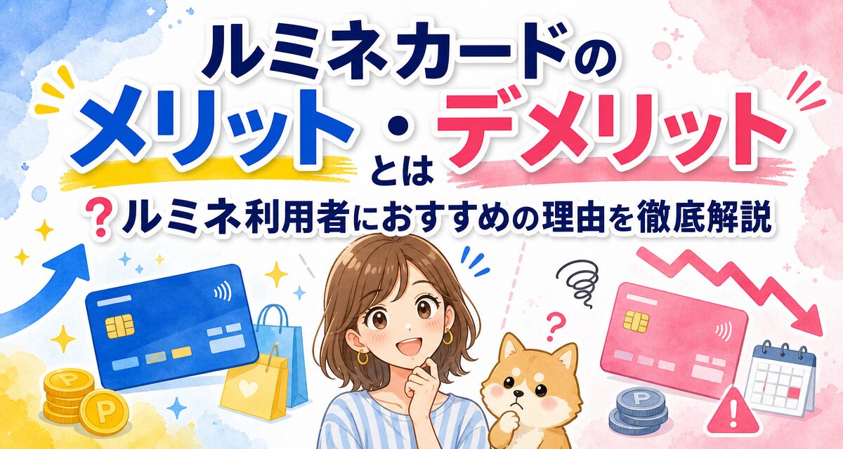 ルミネカードのメリット・デメリットとは?ルミネ利用者におすすめの理由を徹底解説