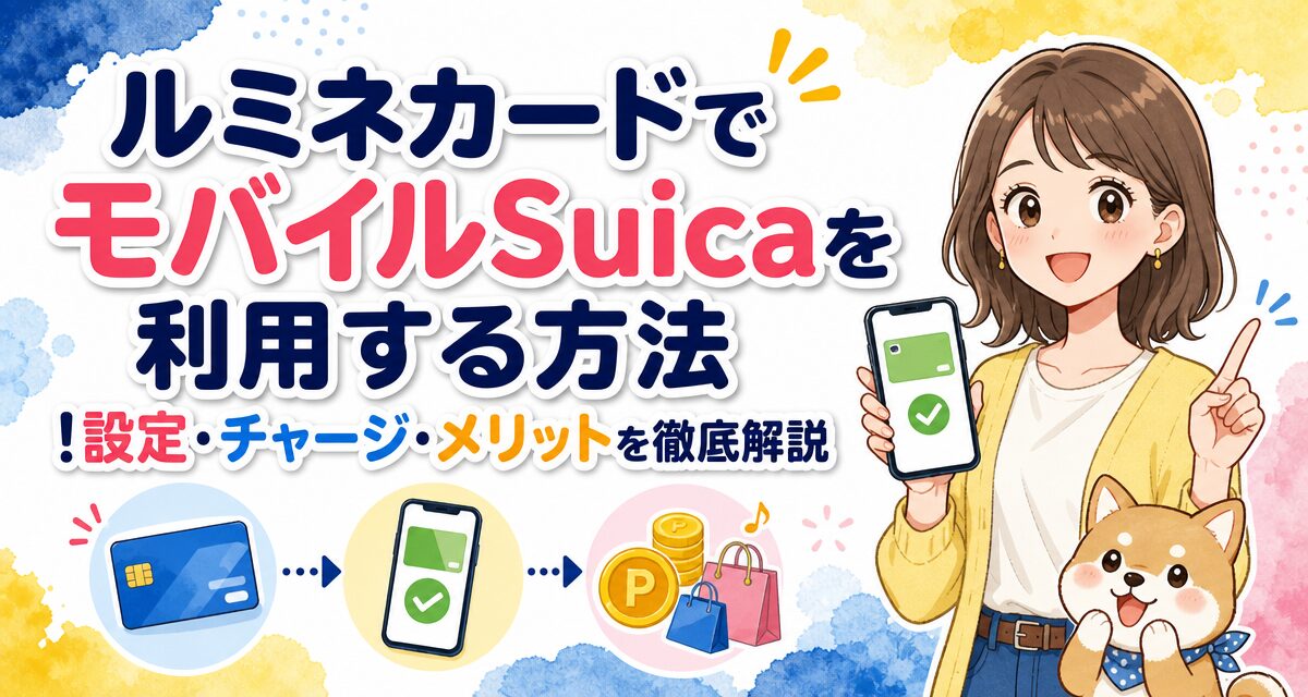 ルミネカードでモバイルSuicaを利用する方法!設定・チャージ・メリットを徹底解説