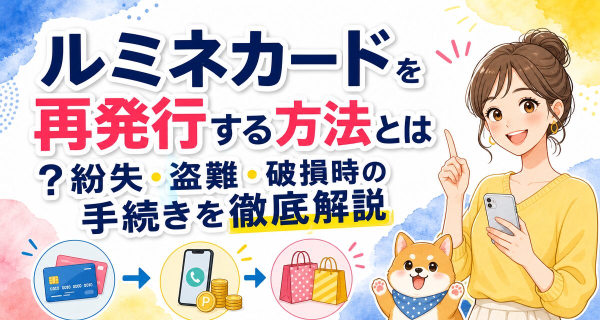 ルミネカードを再発行する方法とは?紛失・盗難・破損時の手続きを徹底解説