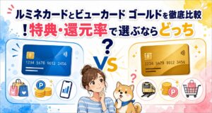 ルミネカードとビューカード ゴールドを徹底比較!特典・還元率で選ぶならどっち?