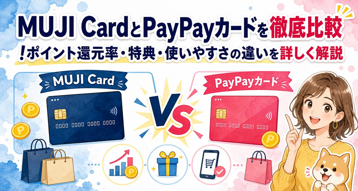 MUJI CardとPayPayカードを徹底比較!ポイント還元率・特典・使いやすさの違いを詳しく解説