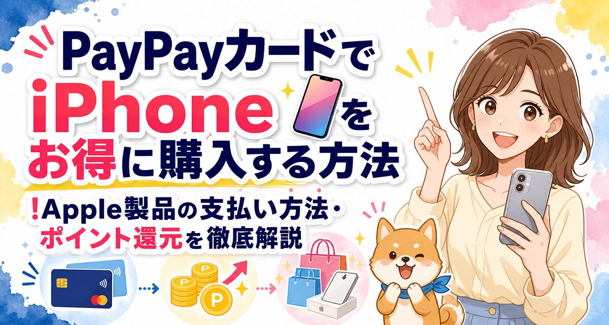 PayPayカードでiPhoneをお得に購入する方法!Apple製品の支払い方法・ポイント還元を徹底解説