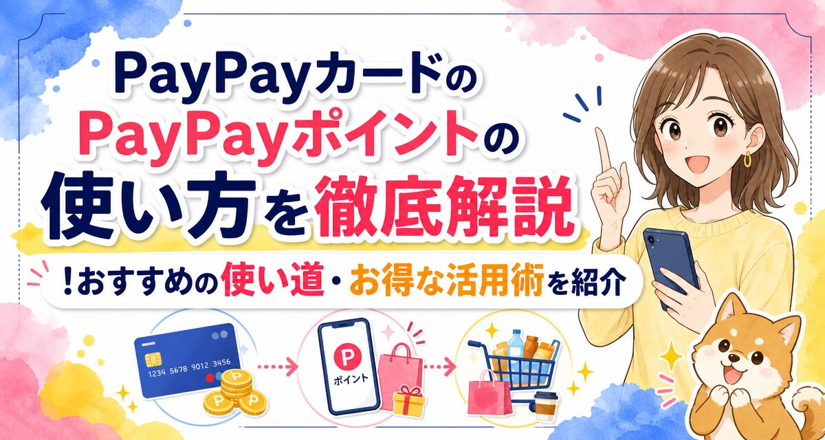 PayPayカードのPayPayポイントの使い方を徹底解説!おすすめの使い道・お得な活用術を紹介