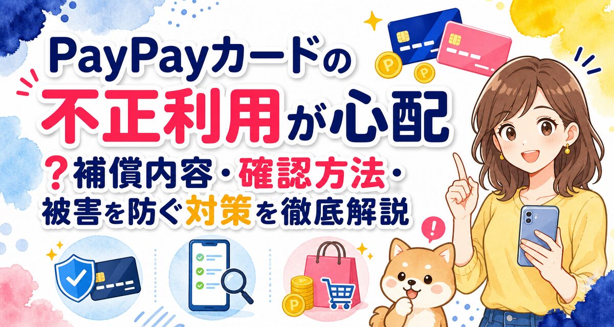 PayPayカードの不正利用が心配?補償内容・確認方法・被害を防ぐ対策を徹底解説