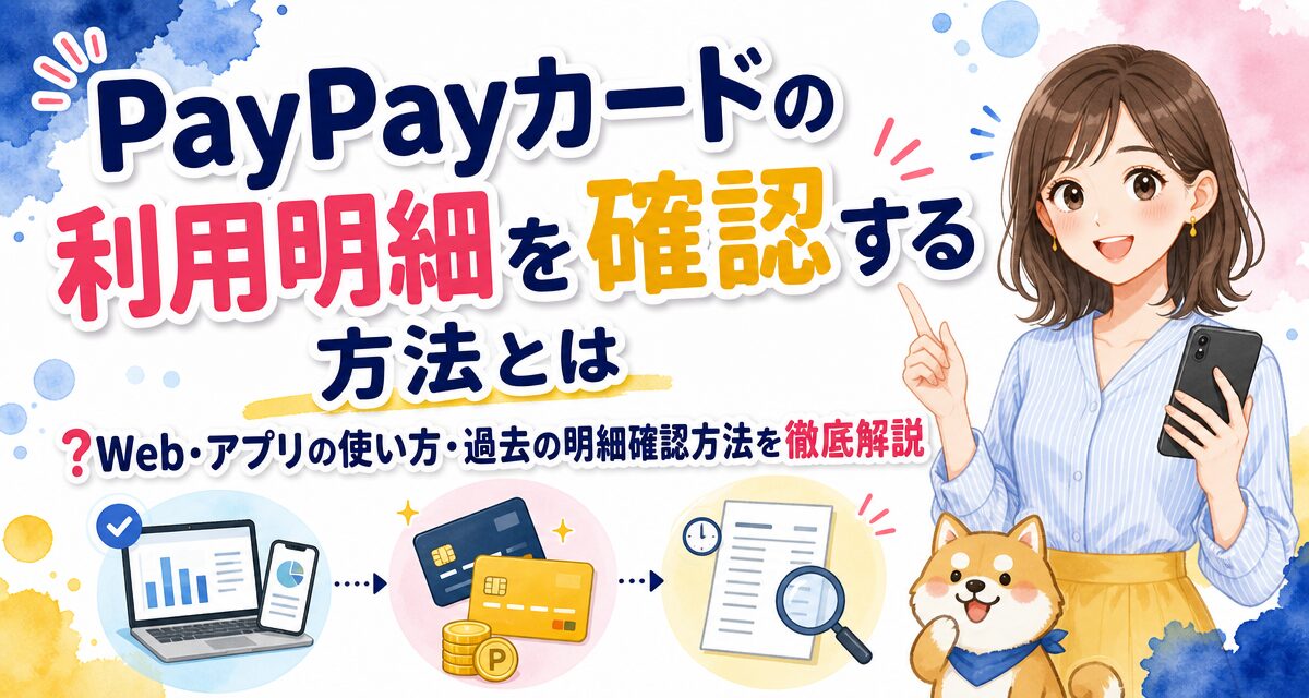 PayPayカードの利用明細を確認する方法とは?Web・アプリの使い方・過去の明細確認方法を徹底解説