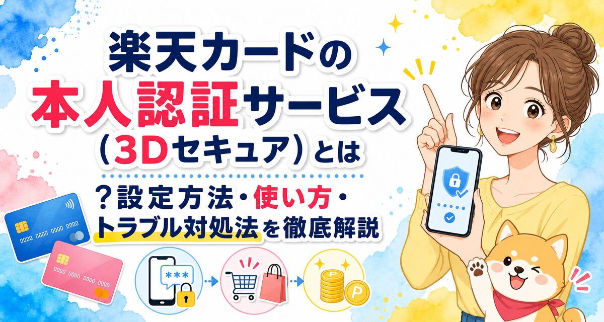 楽天カードの本人認証サービス(3Dセキュア)とは?設定方法・使い方・トラブル対処法を徹底解説