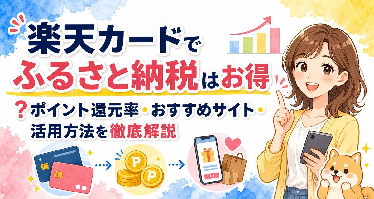 楽天カードでふるさと納税はお得?ポイント還元率・おすすめサイト・活用方法を徹底解説