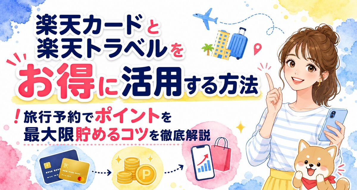 楽天カードと楽天トラベルをお得に活用する方法!旅行予約でポイントを最大限貯めるコツを徹底解説