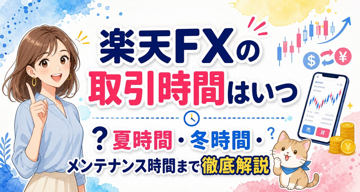 楽天FXの取引時間はいつ?夏時間・冬時間・メンテナンス時間まで徹底解説