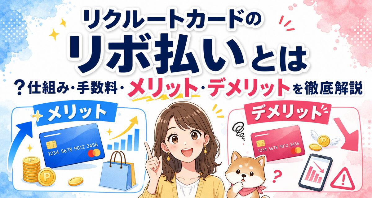 リクルートカードのリボ払いとは?仕組み・手数料・メリット・デメリットを徹底解説