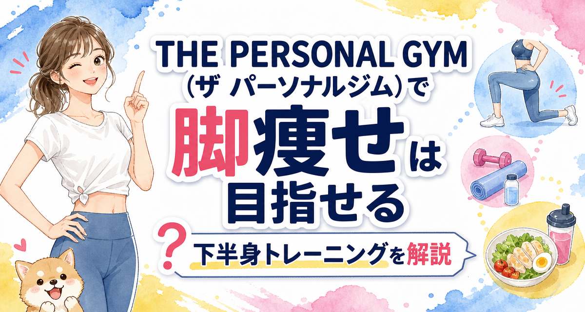 THE PERSONAL GYM(ザ パーソナルジム)で脚痩せは目指せる?下半身トレーニングを解説
