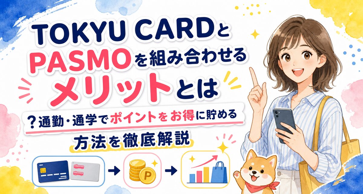 TOKYU CARDとPASMOを組み合わせるメリットとは?通勤・通学でポイントをお得に貯める方法を徹底解説
