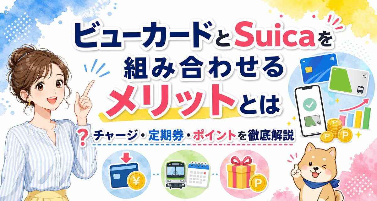 ビューカードとSuicaを組み合わせるメリットとは?チャージ・定期券・ポイントを徹底解説